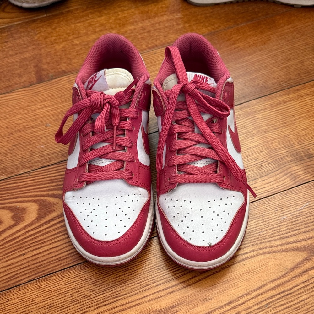 Nike Women’s Low-Top Sneakers in Red and White
